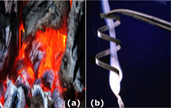 Burning of coal is an oxidation process