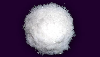Magnesium chloride a white crystalline solid.