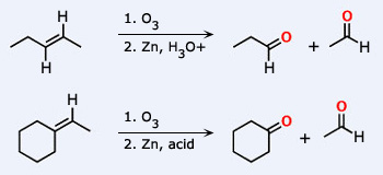 Addition reactions of Ozone