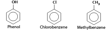 Hydrogen atom substituted Benzene rings.