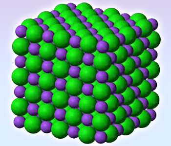 Sodium chloride â€“ Hexagonal close packing