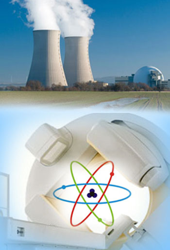 Nuclear energy power station & nuclear medicine imaging