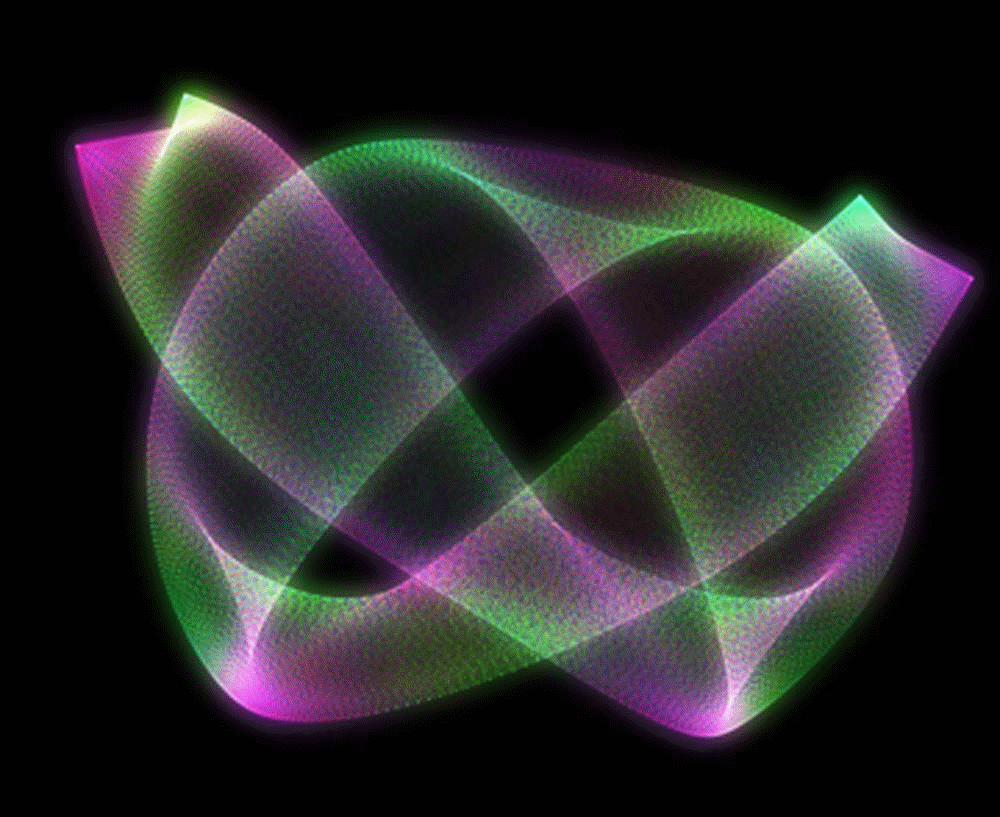 A trajectory representing the interaction of two vibrational modes