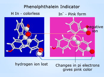 Molecular Basis for the Indicator Color Change